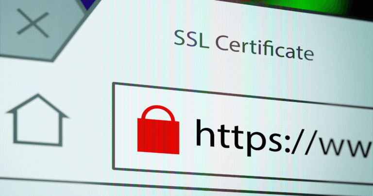 Certyfikat SSL: Co to jest, jakie są rodzaje i dlaczego go potrzebujesz? - zdjęcie pola przeglądarki internetowej z czerwoną kłódką i napisem https
